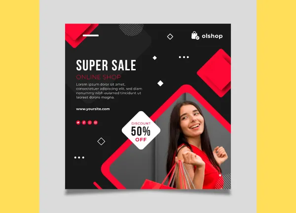 social media advertisement design riddhi graphics