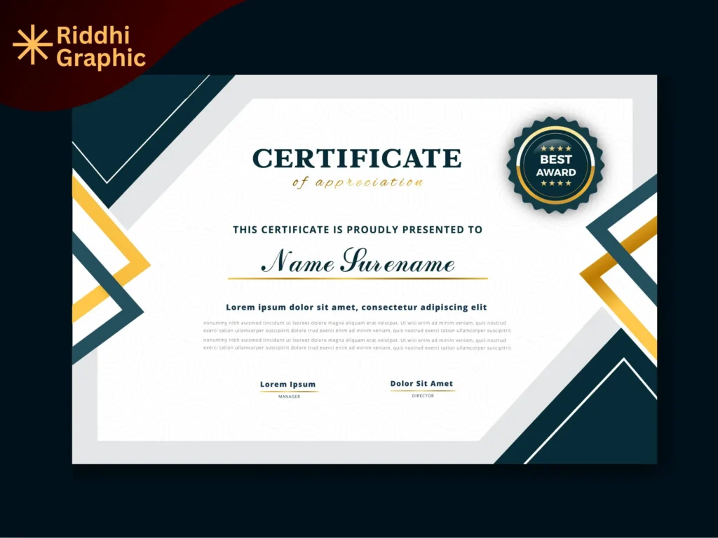 certificate design6