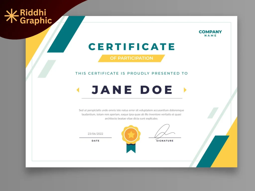 certificate design7