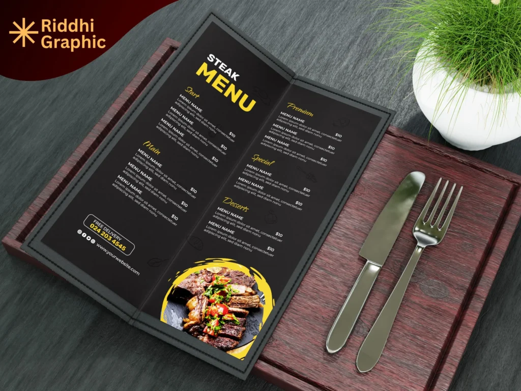menu card design15