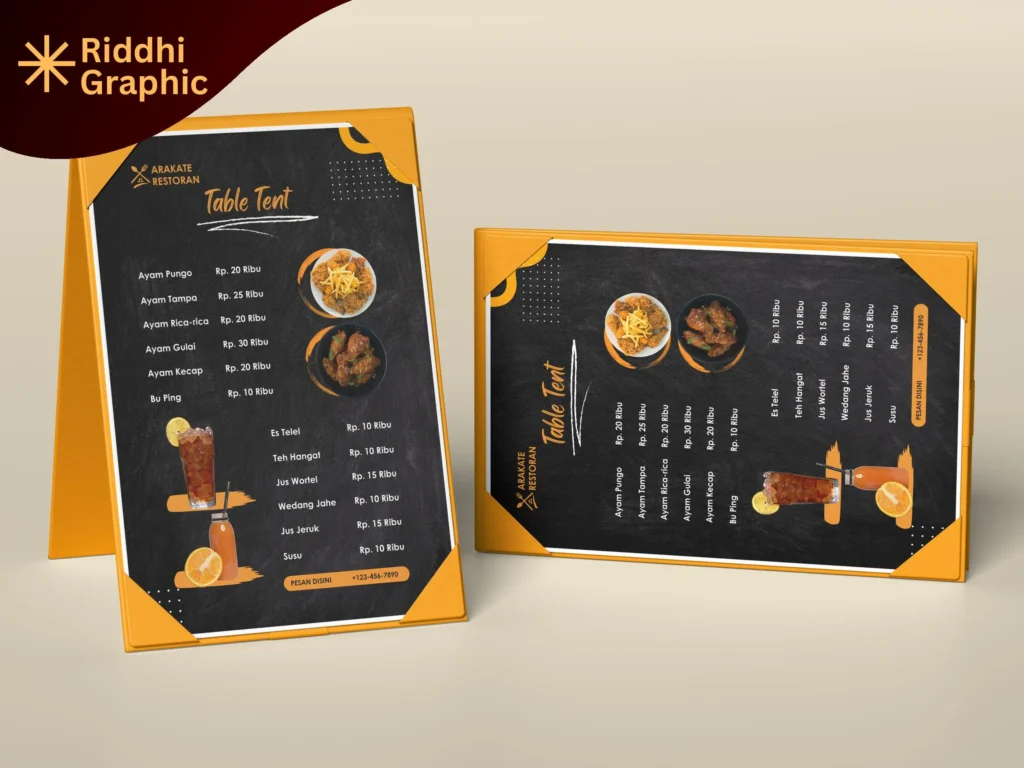 menu card design17